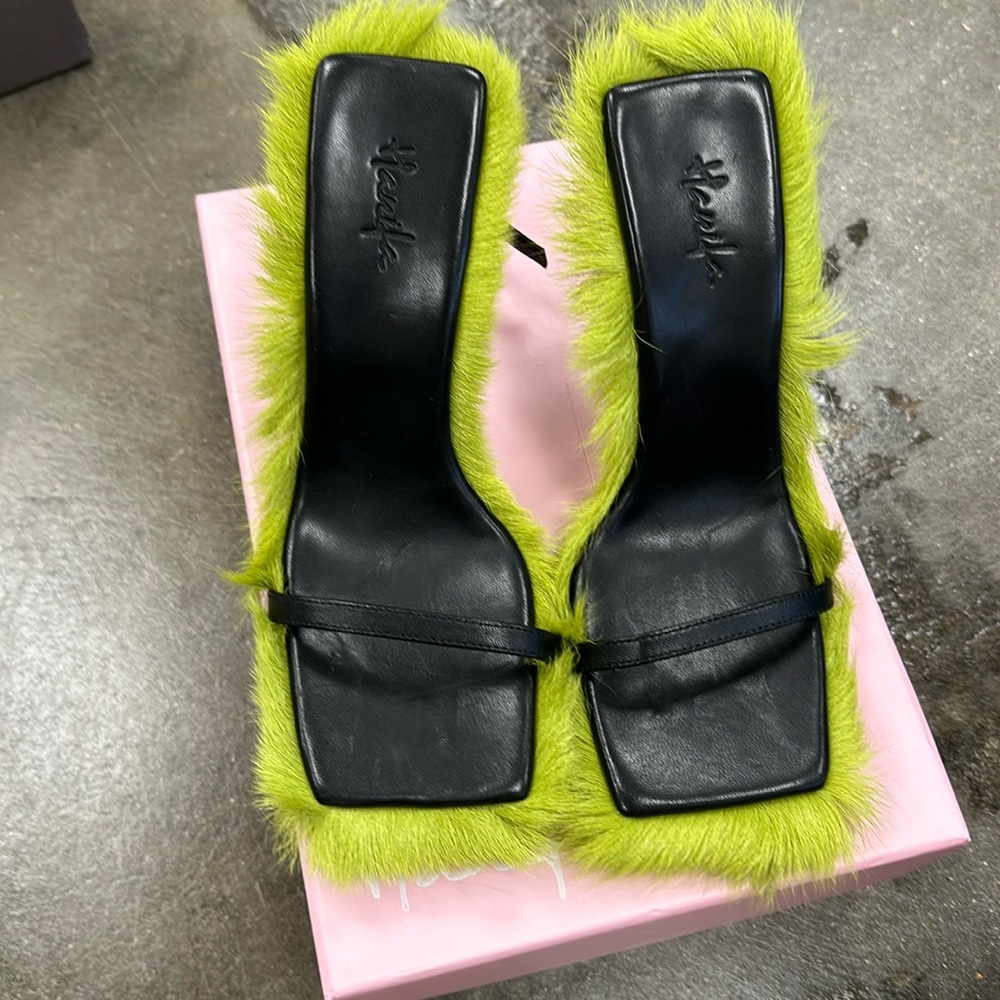Hanifa Fur Sandals